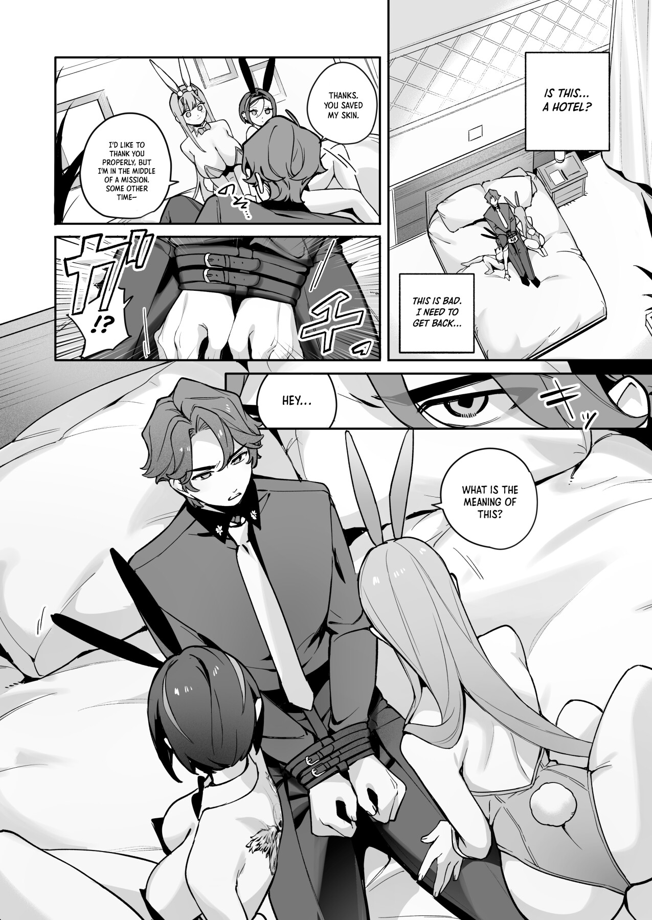 Hentai Manga Comic-Exotic Bunny Night-Read-3